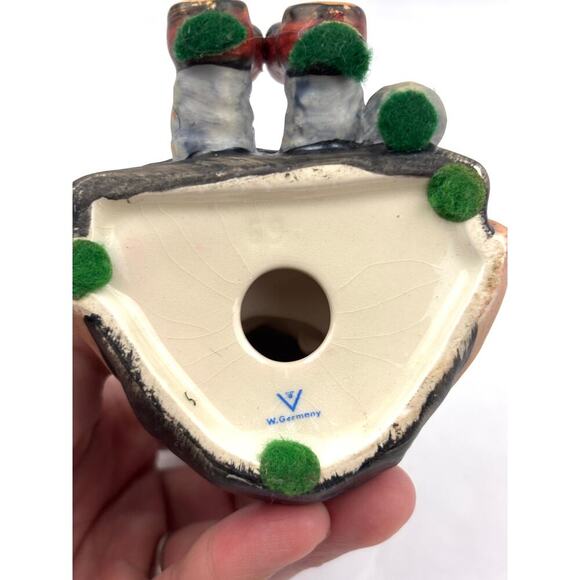 VTG Hummel Figurine Happy Pastime # 69 Hummel Goebel Germany Girl Knitting 60's - Picture 7 of 10